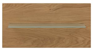 Paneel Interliving aus Holz in Holzfarben Interliving Kleiderschrank Serie 1207 – Paneelaufsatz links - Balkeneiche, Breite ca. 60 cm
