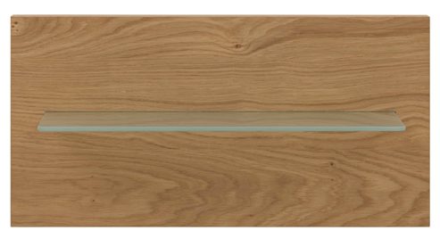 Paneel Interliving aus Holz in Holzfarben Interliving Kleiderschrank Serie 1207 – Paneelaufsatz links - Balkeneiche, Breite ca. 60 cm