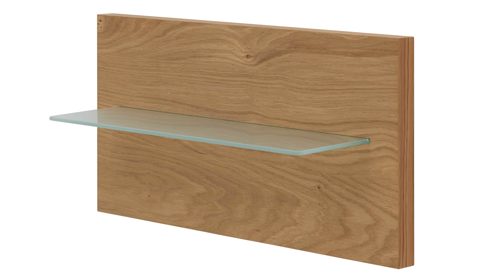 Paneel Interliving aus Holz in Holzfarben Interliving Kleiderschrank Serie 1207 – Paneelaufsatz rechts - Balkeneiche, Breite ca. 60 cm