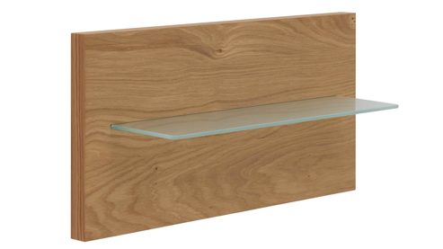 Paneel Interliving aus Holz in Holzfarben Interliving Kleiderschrank Serie 1207 – Paneelaufsatz links - Balkeneiche, Breite ca. 60 cm