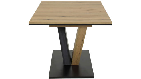 Auszugtisch Hela aus Holz in Holzfarben Auszugtisch Lucy T Evoke Eiche & Schwarz - ca. 140 - 180 x 90 cm