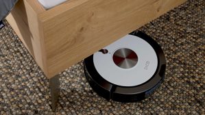 Bettgestell Interliving aus Holz in Holzfarben Interliving Kleiderschrank Serie 1207 - Bettgestell 864379 Balkeneiche & taupefarbener Webstoff Caesar - Liegefläche ca. 180 x 200 cm