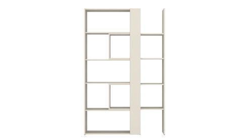 Regal Wojcik aus Holz in Beige Regal Motus Cashmere - ca. 82-146 x 180 cm