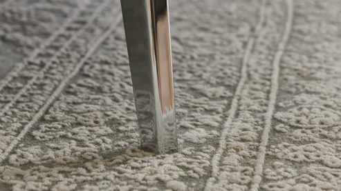 Ecksofa modulmaster aus Leder in Grau Modulmaster MM-PN1184 - Wohnlandschaft steingraues Leder Vivre & glänzende Metallfüße - Stellfläche ca. 333 x 208 cm