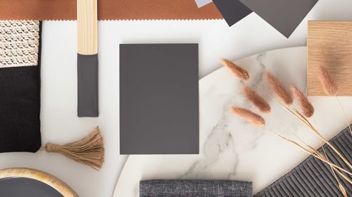 Wandfarbe MissPompadour aus Farben und Lacke in Anthrazit MissPompadour Wandfarbe - Die Wertvolle Schwarz mit Schiefer - ca. 2,5 Liter