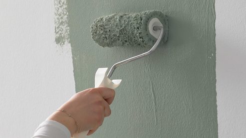 Wandfarbe MissPompadour aus Farben und Lacke in Grün MissPompadour Wandfarbe - Die Wertvolle Grün mit Grau - ca. 2,5 Liter