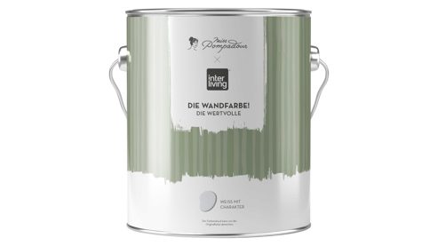 Wandfarbe MissPompadour aus Farben und Lacke in Weiß MissPompadour Wandfarbe - Die Wertvolle Weiß mit Charakter - ca. 2,5 Liter