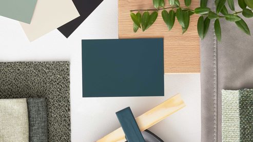 Wandfarbe MissPompadour aus Farben und Lacke in Blau MissPompadour Wandfarbe - Die Wertvolle Grün mit Schwarz - ca. 2,5 Liter