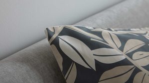 Bettwäsche-Set Interliving aus Stoff in Anthrazit Interliving Bettwäsche Serie 9131 floral anthrazitfarbener & beiger Baumwollsatin - ca. 135 x 200 cm