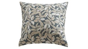 Bettwäsche-Set Interliving aus Stoff in Anthrazit Interliving Bettwäsche Serie 9131 floral anthrazitfarbener & beiger Baumwollsatin - ca. 135 x 200 cm