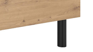 Bettgestell Wimex modern furniture aus Holz in Holzfarben Bettgestellprogramm Easy Beds Black Comfort Artisan Eiche & Schwarz - Liegefläche ca. 180 x 200 cm