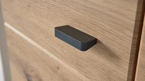 Wohnwand Interliving aus Holz in Holzfarben Interliving Wohnzimmer Serie 2110 - Wohnwand EB34502 Alteiche - Breite ca. 345 cm