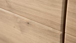 Wohnwand Interliving aus Holz in Holzfarben Interliving Wohnzimmer Serie 2110 - Wohnwand Alteiche - Breite ca. 345 cm