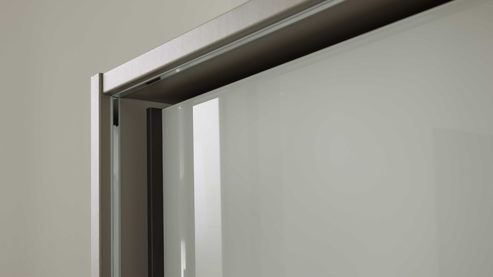 Komplettzimmer Interliving aus Holz in Hellgrau Interliving Schlafzimmer Serie 1032 – Komplettzimmer mit Wäschekommode Kieselgrau & Weiß - Liegefläche ca. 180 x 200 cm