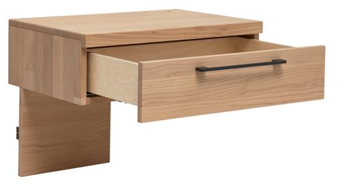 Möbelbeleuchtung Interliving aus Holz in Holzfarben Interliving Schlafzimmer Serie 1028 – Komplettzimmer mit Beleuchtung Erle & Carbon - Liegefläche ca. 180 x 200 cm