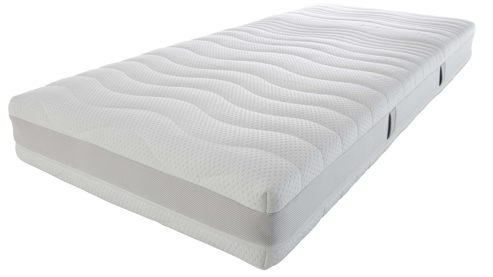 Kaltschaummatratze Interliving aus Stoff in Weiß Interliving Matratze Medikontur 1910 Kaltschaum, H2 – Liegefläche ca. 120 x 200 cm