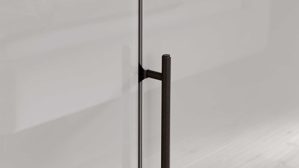 Kleiderschrank Interliving aus Holz in Hellgrau Interliving Kleiderschrank Serie 1205 – Kleiderschrank Kieselgrau & Schiefer – sechs Türen, Breite ca. 300 cm