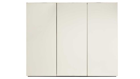 Spiegelschrank Interliving aus Holz in Holzfarben Interliving Bad Serie 7402 – Spiegelschrank mit Aufsatzleuchte Havanna Eiche – Breite ca. 90 cm