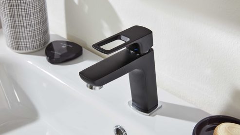 Badmöbel-Set Interliving aus Holz in Holzfarben Interliving Bad Serie 7402 – Badmöbel-Set Havanna Eiche