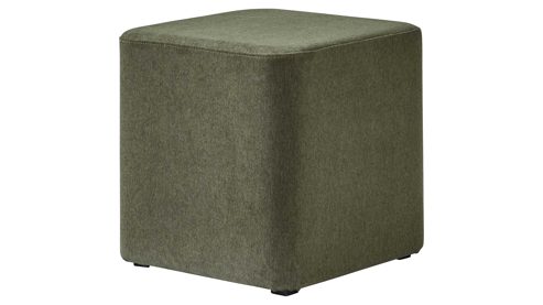 Nachttisch Interliving aus Stoff in Dunkelgrün Interliving Boxspringbett Serie 1402 - Nachtkonsole moosgrüne Mikrofaser Nele 432008