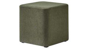 Nachttisch Interliving aus Stoff in Dunkelgrün Interliving Boxspringbett Serie 1402 - Nachtkonsole moosgrüne Mikrofaser Nele 432008