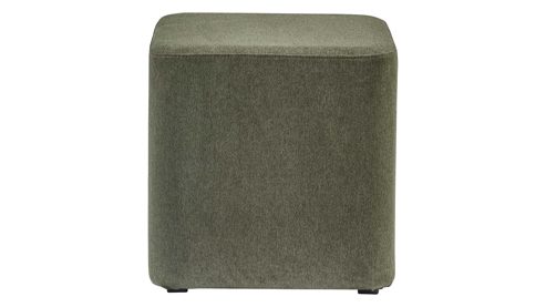 Nachttisch Interliving aus Stoff in Dunkelgrün Interliving Boxspringbett Serie 1402 - Nachtkonsole moosgrüne Mikrofaser Nele 432008