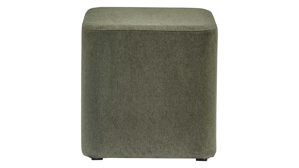 Nachttisch Interliving aus Stoff in Dunkelgrün Interliving Boxspringbett Serie 1402 - Nachtkonsole moosgrüne Mikrofaser Nele 432008