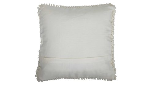 Kissenbezug /-hülle Interliving aus Stoff in Weiß Interliving Kissenhülle Serie 9115 wollweißes Mischgewebe - ca. 45 x 45 cm