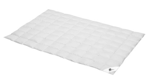 Daunendecke Interliving aus Federn + Daunen in Weiß Interliving Bettdecke Serie 9212 - Daunendecke extraleicht, ca. 240 g Daunen & Federn - ca. 135 x 200 cm