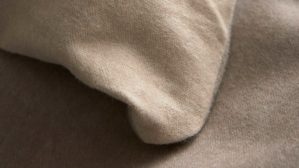 Bettwäsche-Set Interliving aus Stoff in Beige Interliving Bettwäsche Serie 9118 - Biberbettwäsche Creme & Cappuccino - ca. 60 x 80 cm und 135 x 200 cm