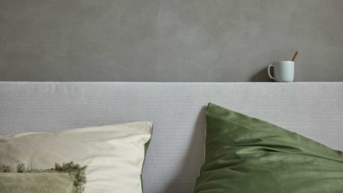 Bettwäsche-Set Interliving aus Stoff in Grün Interliving Bettwäsche Serie 9128 salbeifarbener Baumwollsatin - ca. 135 x 200 cm