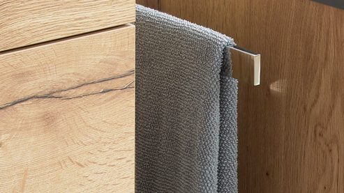 Handtuchhalter Interliving aus Metall in Chrom Interliving Bad Serie 7405 - Handtuchhalter Chrom