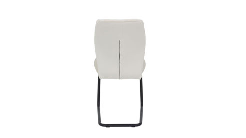 Schwingstuhl Hela aus Stoff in Beige Schwingstuhl Oslo S Beige & schwarzes Metall