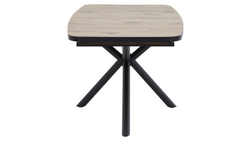 Auszugtisch Hela aus Holz in Holzfarben Auszugtisch Tokio T Viking Oak & Schwarz - ca. 140 - 180 x 90 cm