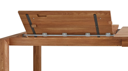 Auszugtisch WOODS & TRENDS aus Holz in Holzfarben WOODS & TRENDS Programm Loft - Auszugtisch Eiche natur - ca. 180 - 280 x 90 cm