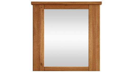 Wandspiegel WOODS & TRENDS aus Spiegel in Holzfarben WOODS & TRENDS Programm Loft - Wandspiegel ca. 80 x 80 cm