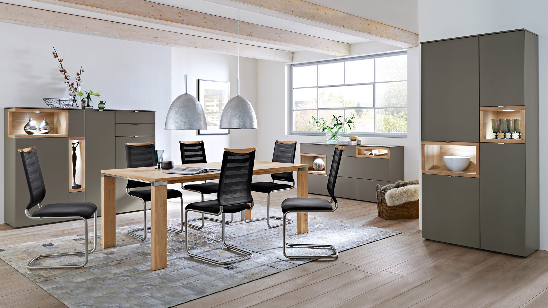 Auszugtisch Venjakob aus Holz in Holzfarben VENJAKOB Auszugtisch Multiflex als praktisches Esszimmermöbel hell geöltes Wildeichefurnier  - ca. 190 – 290 x 100 cm