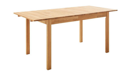 Auszugtisch Mca direkt aus Holz in Holzfarben Auszugtisch Basco Wildeiche - ca. 125 - 165 x 80 cm