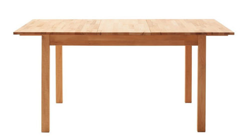 Auszugtisch Mca direkt aus Holz in Holzfarben Auszugtisch Basco Kernbuche - ca. 125 - 165 x 80 cm