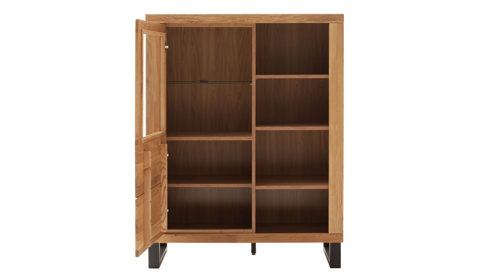 Highboard Mca direkt aus Holz in Holzfarben Wohnprogramm Kambo - Kombi-Highboard Wildeiche - ca. 108 x 140 cm