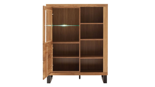 Highboard Mca direkt aus Holz in Holzfarben Wohnprogramm Kambo - Kombi-Highboard Wildeiche - ca. 108 x 140 cm