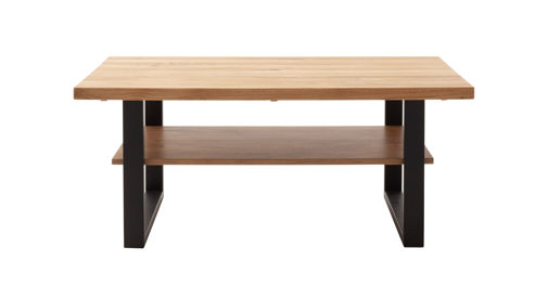 Couchtisch Mca direkt aus Holz in Holzfarben Wohnprogramm Kambo - Couchtisch Wildeiche - eine Ablage, ca. 115 x 65 cm