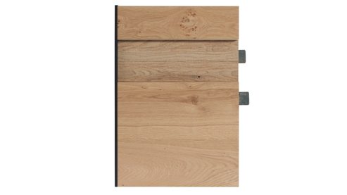 Komplettzimmer Interliving aus Holz in Holzfarben Interliving Schlafzimmer Serie 1024 – Komplettzimmer mit Extras Design 24, Balkeneiche - Schwebetüren, Breite ca. 271 cm